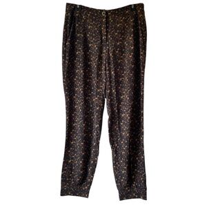 Mayle Black and Brown Patterned Trousers